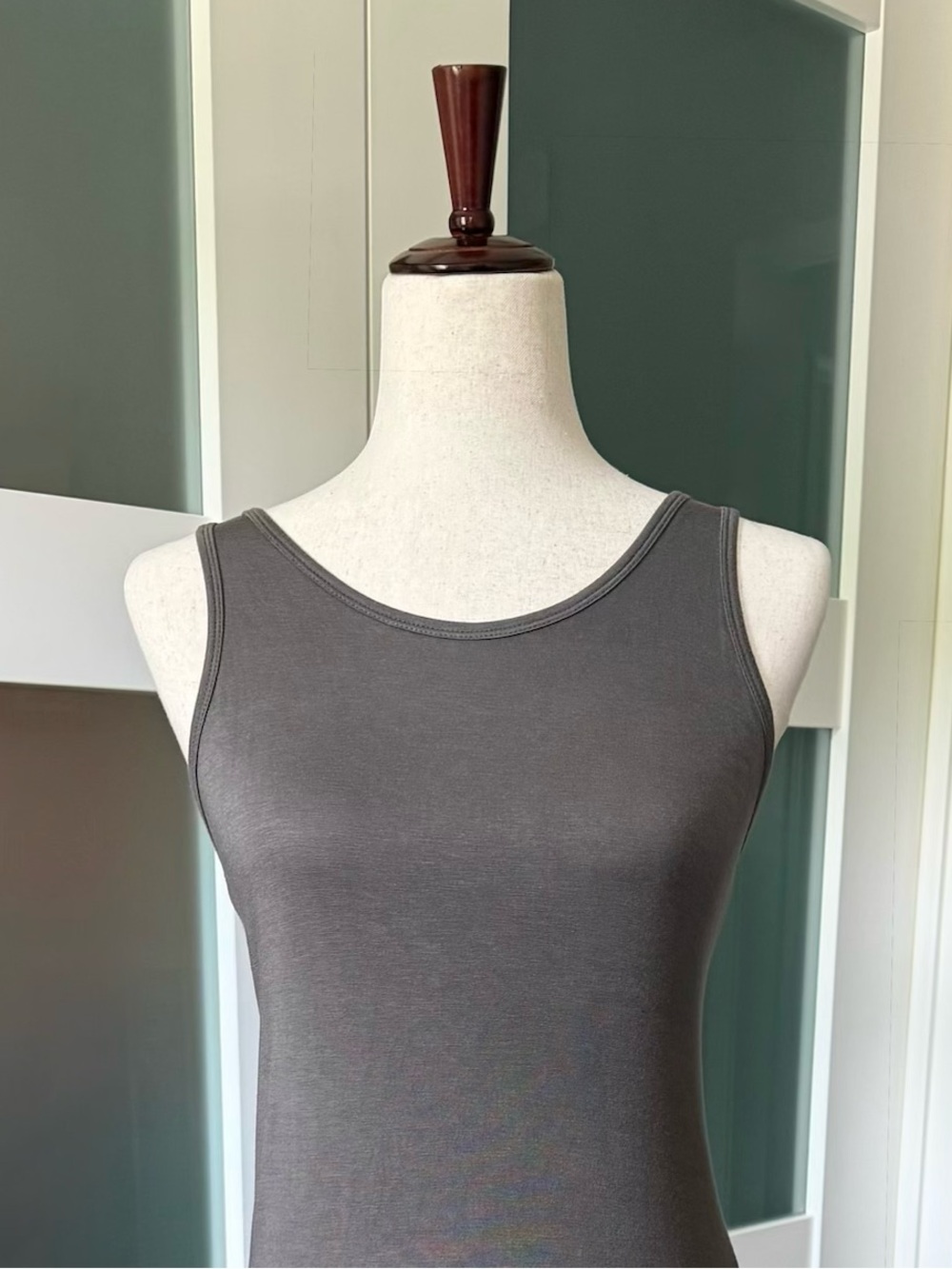 Bobycon Lightweight Sheer Razorback Tank-Slip Dress - Picture 5 of 10